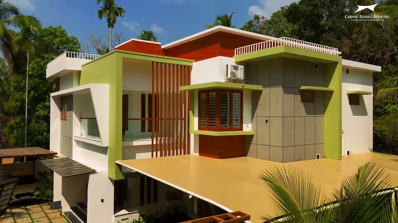 QUALITY ROOFING | HOUSE ROOFING | AESTHETIC CANOPY | CABANE TENSILE ROOFING