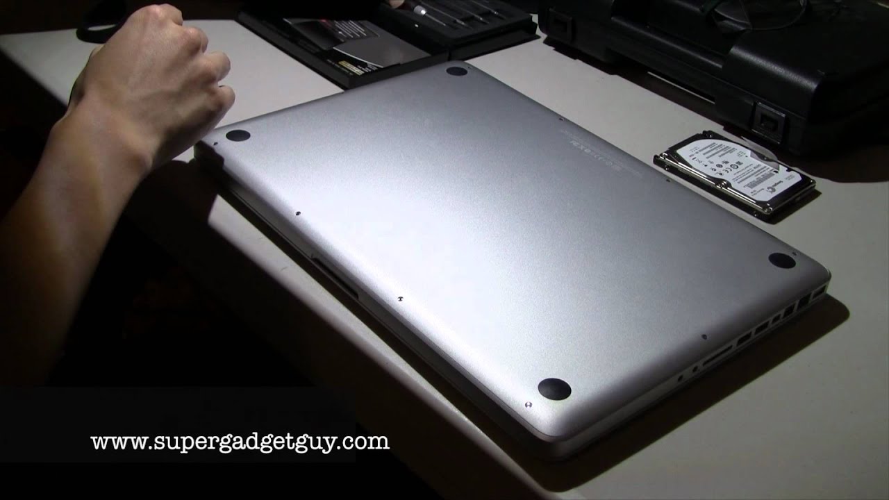 Crucial M4 SSD 2010 MacBook Pro Install