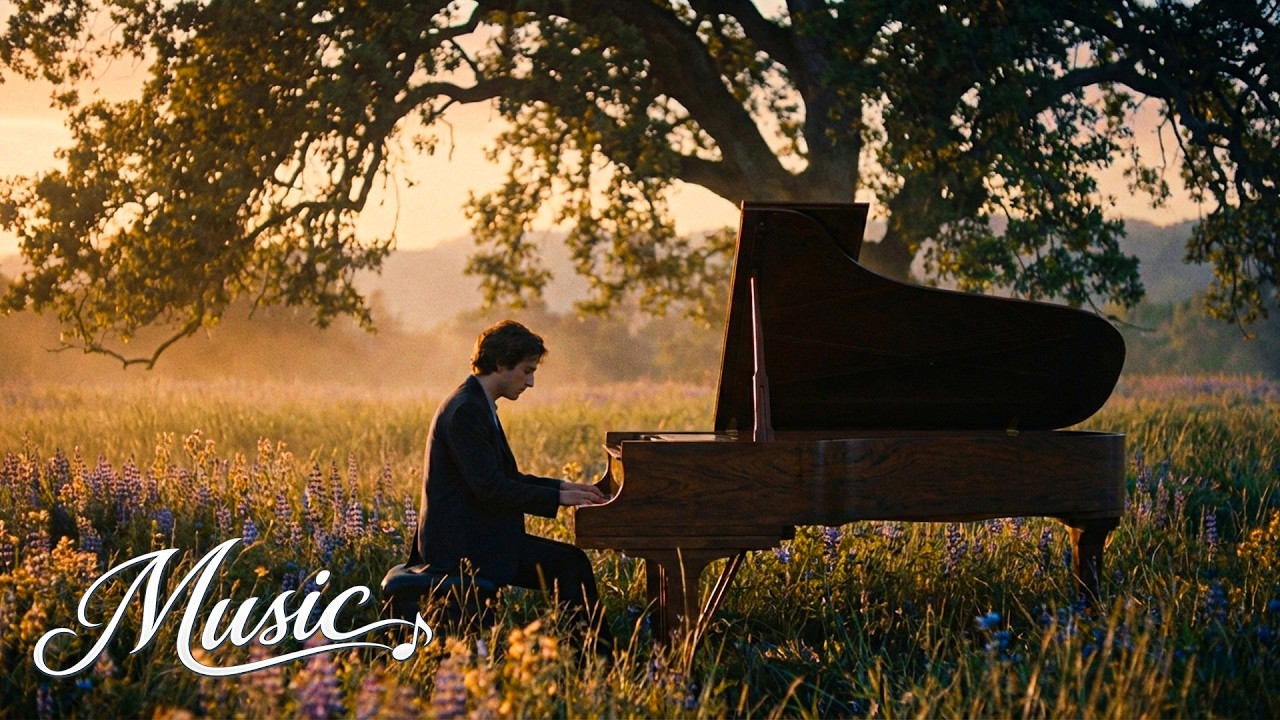 You’re Alone in a Golden Field at Sunset | Piano Playlist