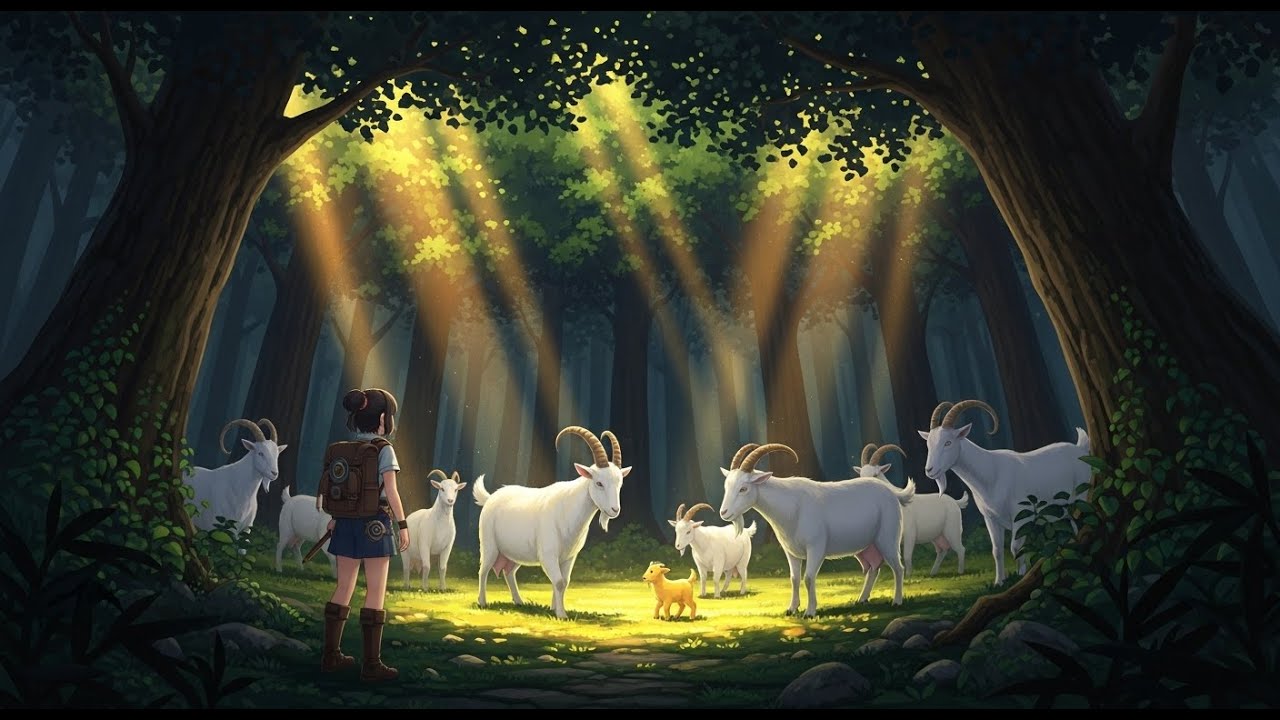 The Brave Girl's Quest: Secrets of the Wild Animals in the Forest Hunt