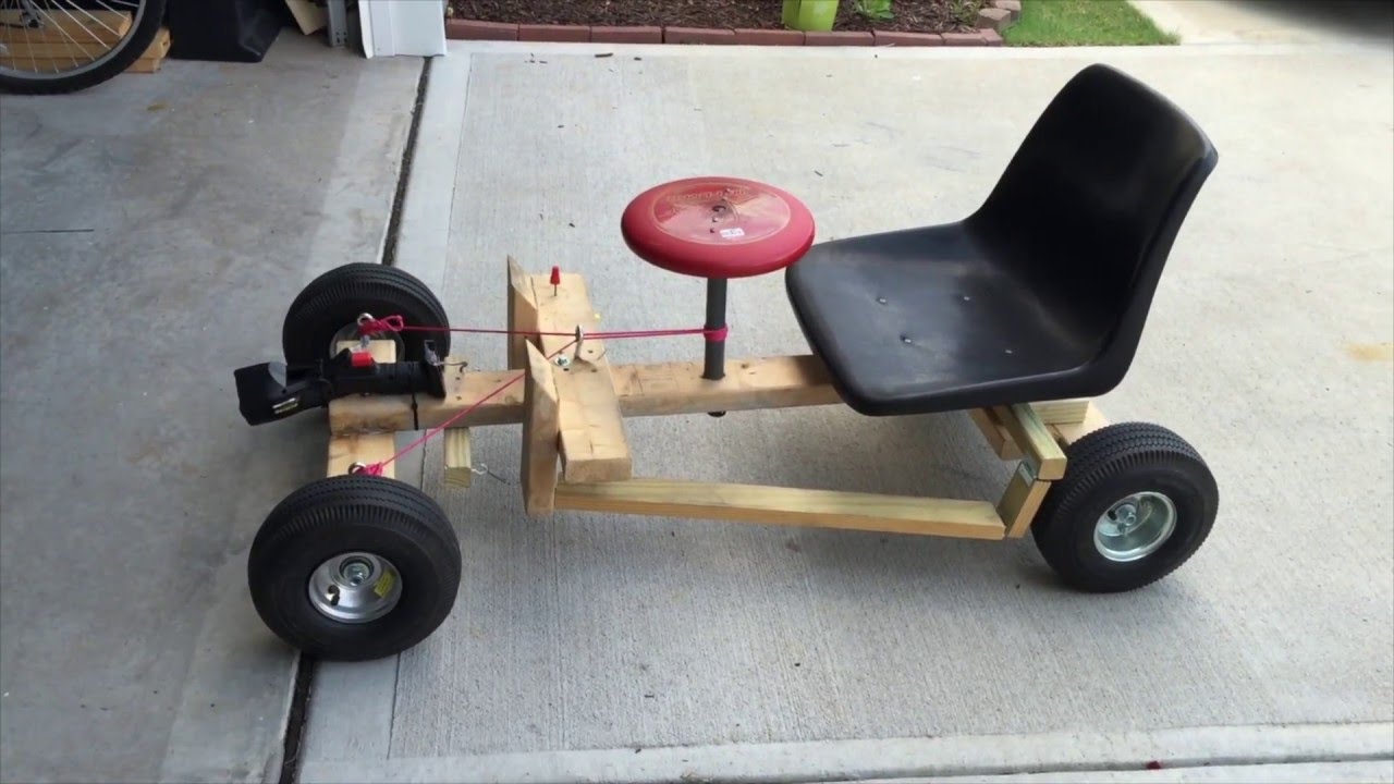 Go Kart- Drill Powered