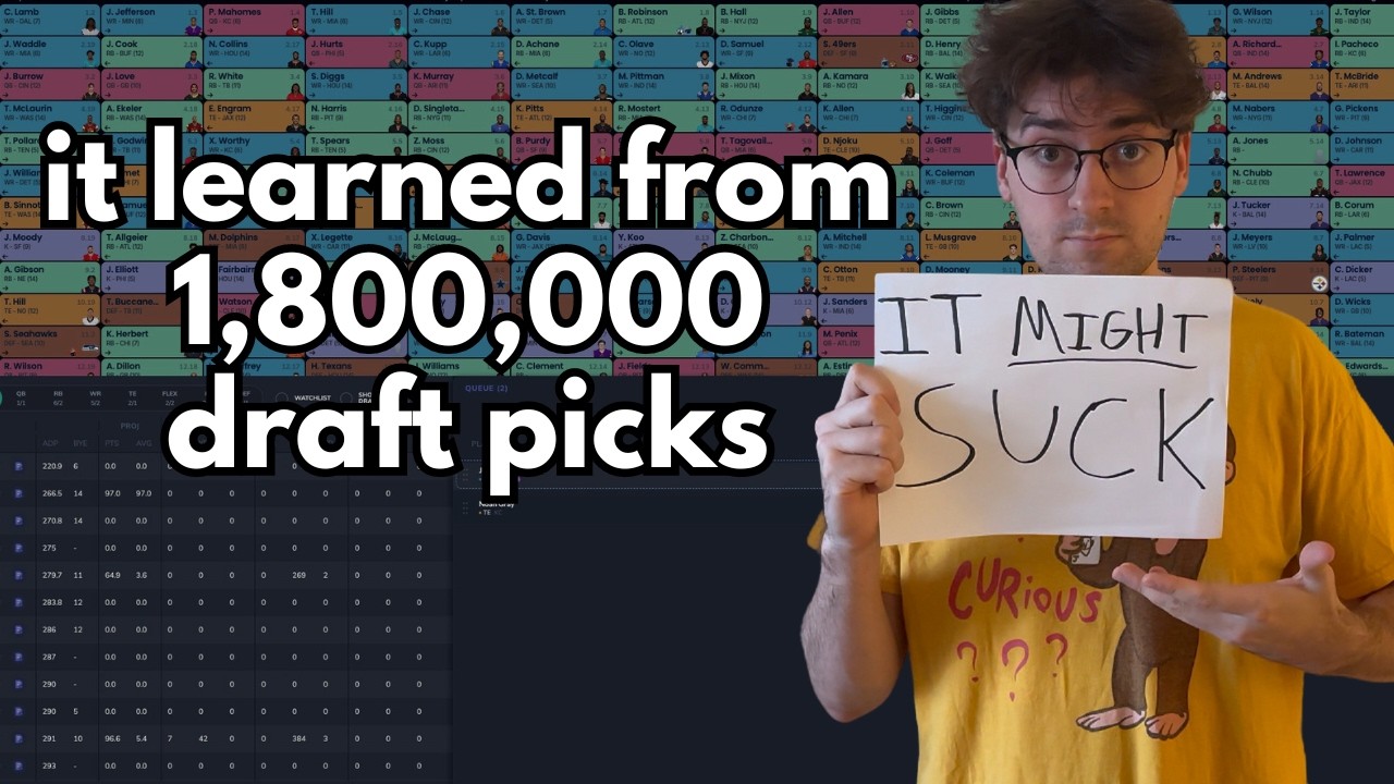 I Taught an AI Model to Play Fantasy Football!