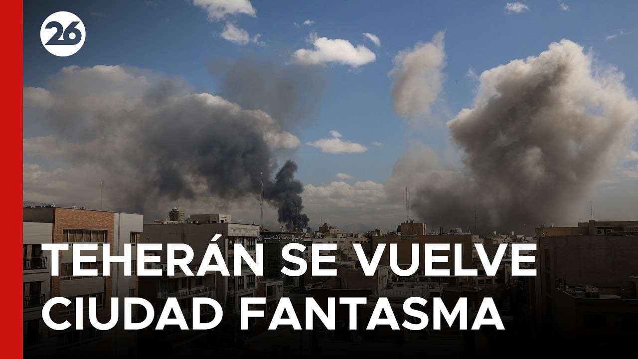 🇮🇷 TEHERÁN SE CONVIERTE EN UNA CIUDAD FANTASMA | El país enfrenta un vacío de poder absoluto