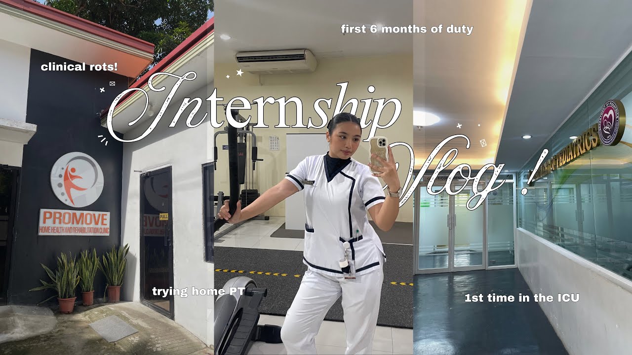Internship Vlog 💬 | Clinicals, home PT, & more!