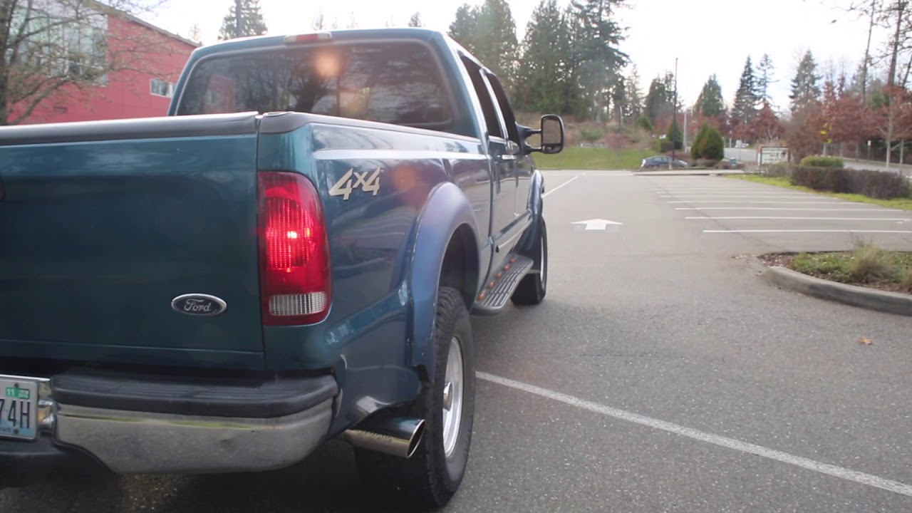 7.3 POWERSTROKE | STRAIGHT PIPE VS STOCK EXHAUST