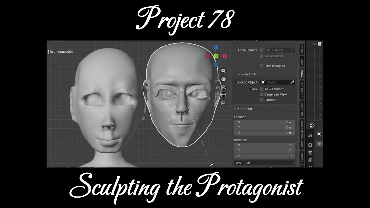 Sculpting the Main Character