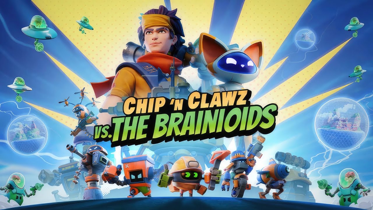 Chip ‘n Clawz vs. The Brainioids | Gameplay PC