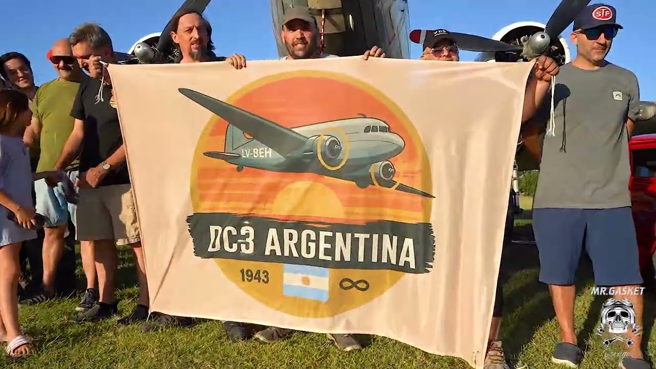 Mr gasket TV programa#154 bl3 Nos fuimos a gral rodriguez a visitar un avión soñado , el DC3 !!