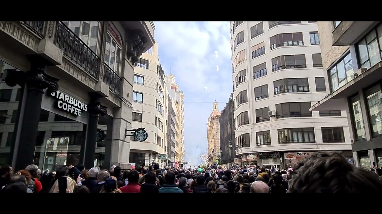 Mascletá Plaza Del Ayuntamiento, 18/03/22 1