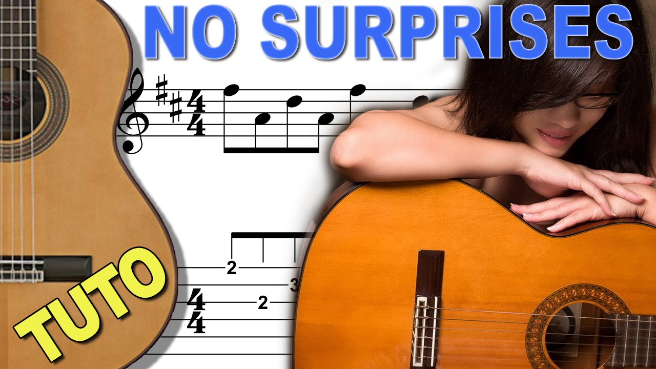 TUTO - NO SURPRISES RADIOHEAD - Arpeggio Guitar