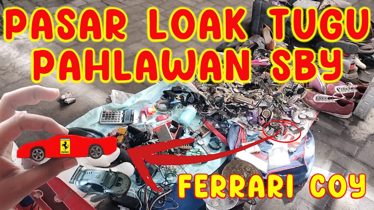 HUNTING HOT WHEELS 2024 Di Pasar Loak Surabaya Dapat FERRARI DAN HOT ITEM