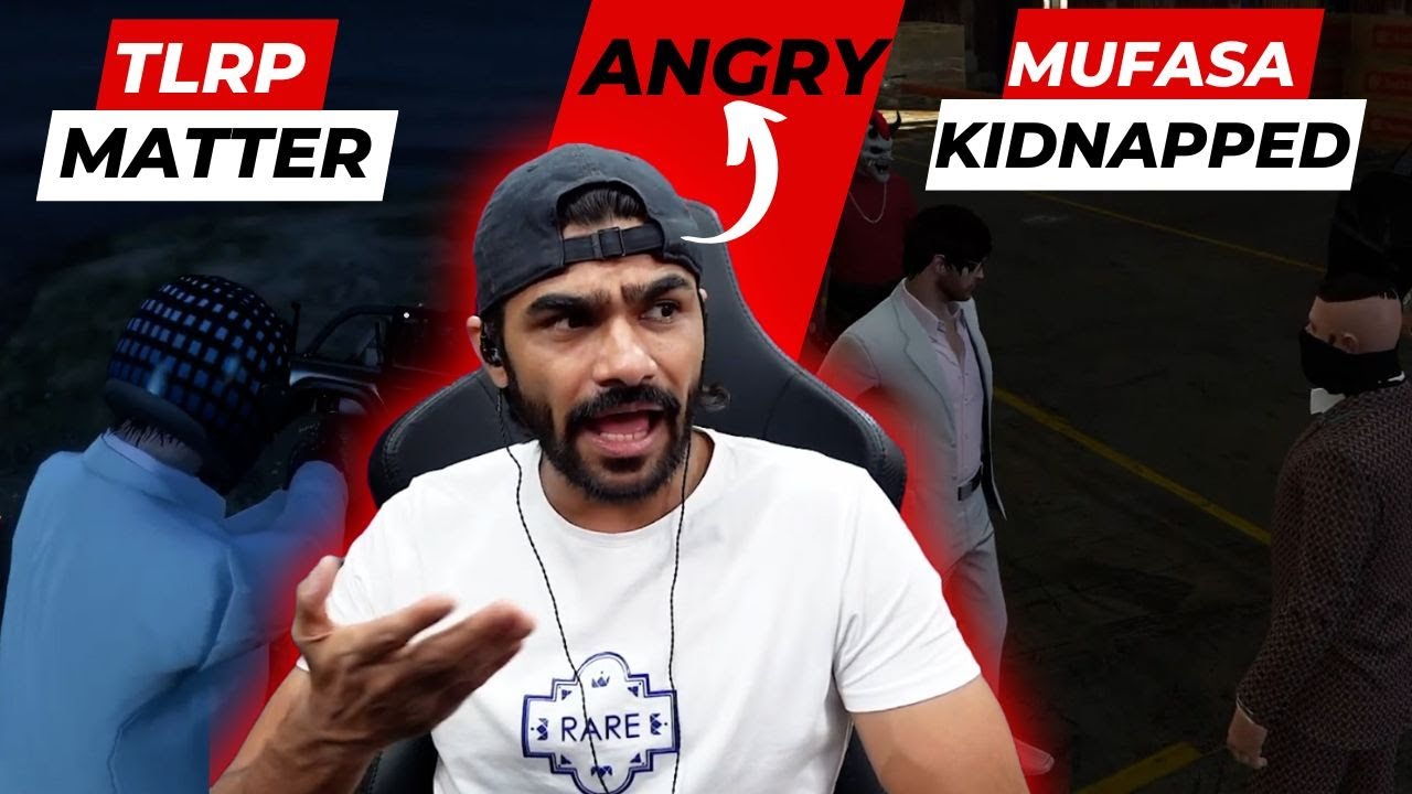 Shreeman Legend Gets Angry😡 मार्टिन ने मुफासा को किया Kidnapped 😮 #tlrp #gtarp #shreemanlegend