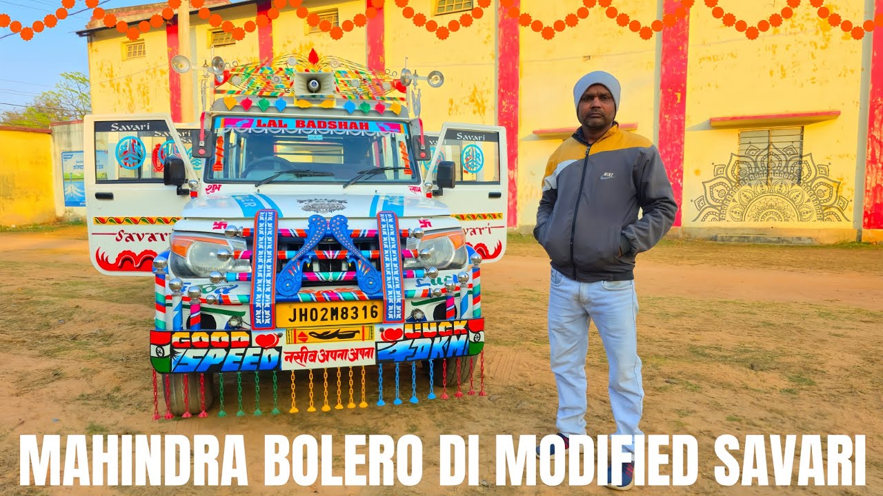 Mahindra bolero Di modified savari #boleromodified #bolero #savari 