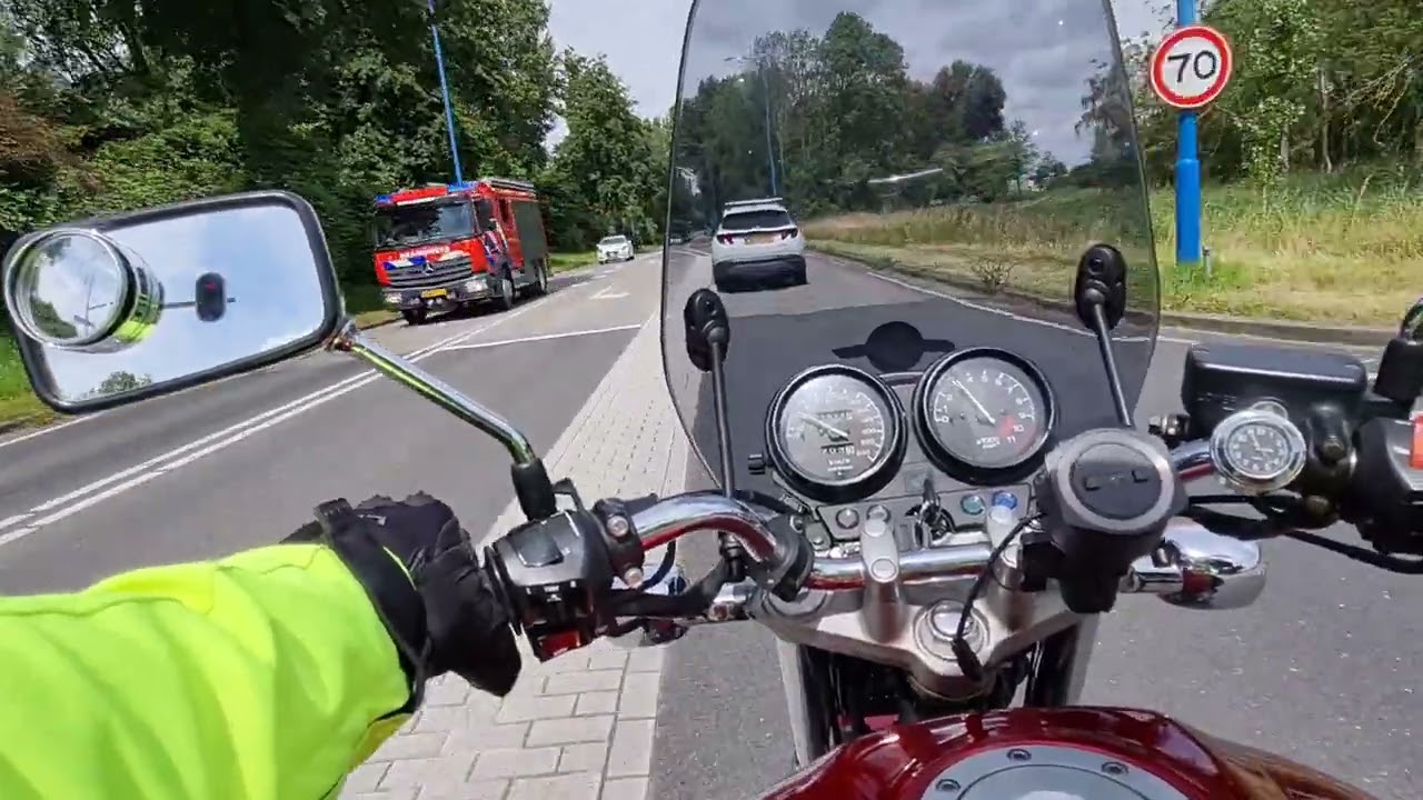 Op de Honda CB 750 door Zoetermeer /Noord A/ Leidschenveen deel 2