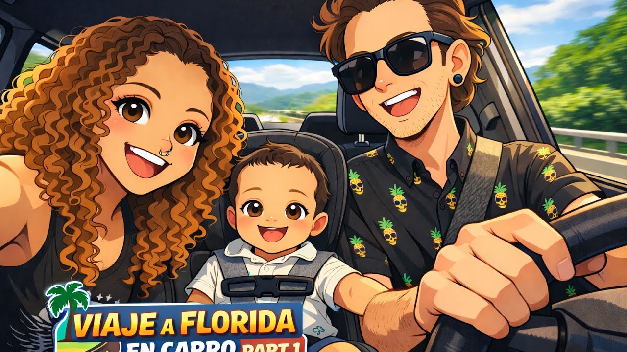 14 HORAS encerrados en el carro 😭 | Viaje familiar a Florida