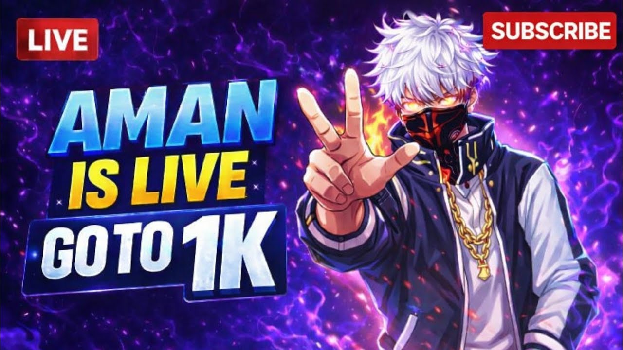 A4X AMAN 07 is live SUBSCRIBERS 1K complete PLS