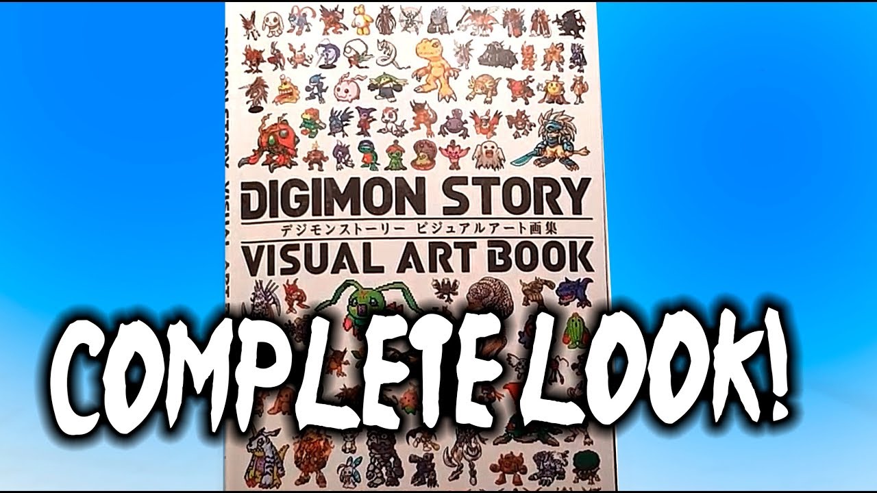 Digimon Story Visual Artbook COMPLETE LOOK! Hackers Memory Collectors Edition