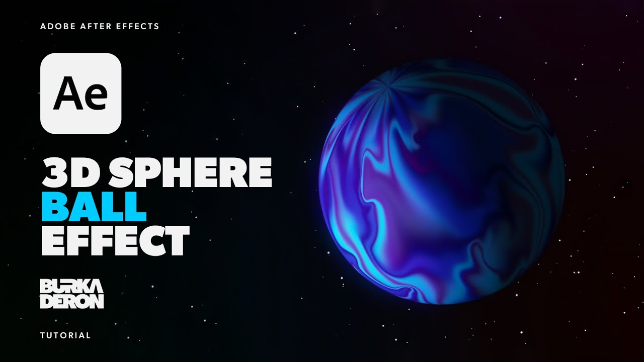 3D Sphere Ball Effect Tutorial in Adobe After Effects No Plugins