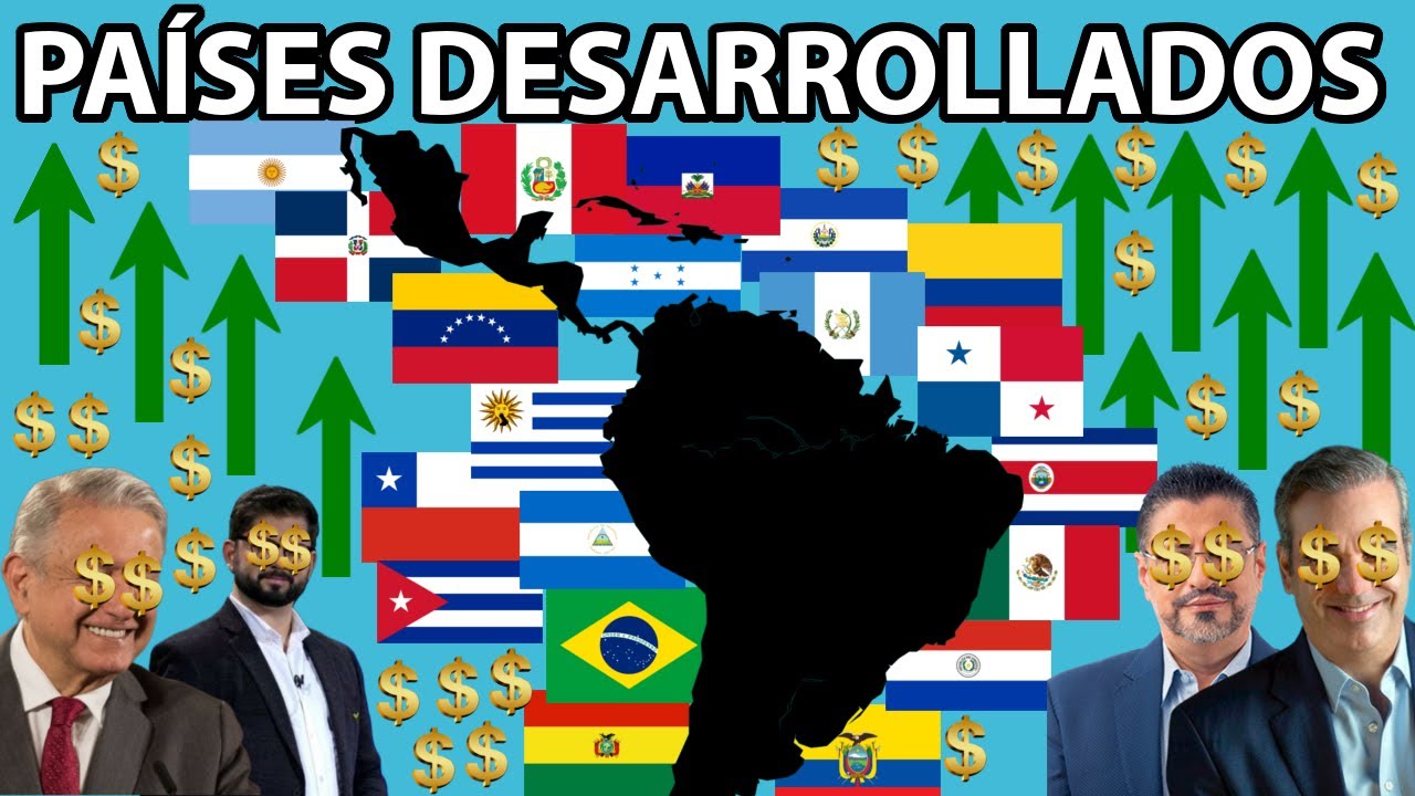 10 PAÍSES LATINOS MÁS DESARROLLADOS 2024 (IDH)