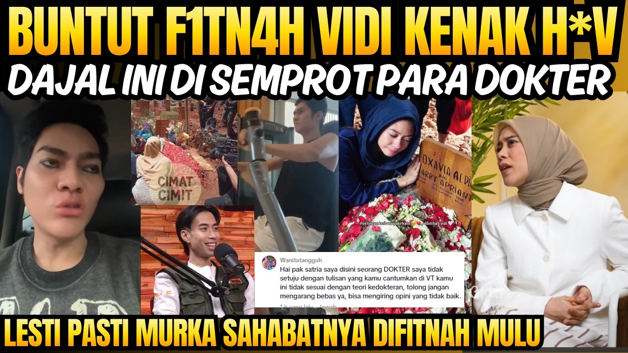 Makin Stres! Satria Mulia makin gila2an Fitnah sahabat Lesti, Vidi Aldiano, di skakmat para dokter
