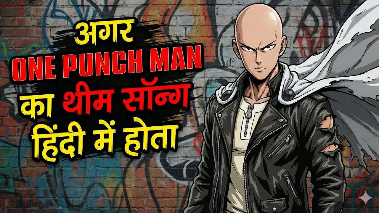 What if ONE punch Man Title track was sung in hindi || One Punch Man 