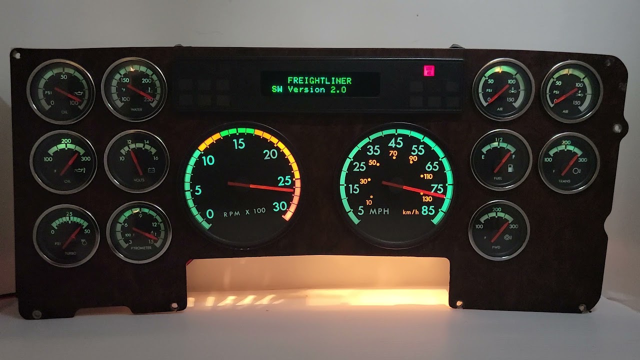 2000-2007 FREIGHTLINER CENTURY C120 DASHBOARD INSTRUMENT CLUSTER A22-48313-011