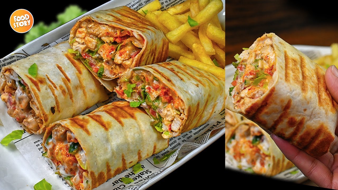 Arabic Style Chicken Shawarma Recipe by Samina Food Story