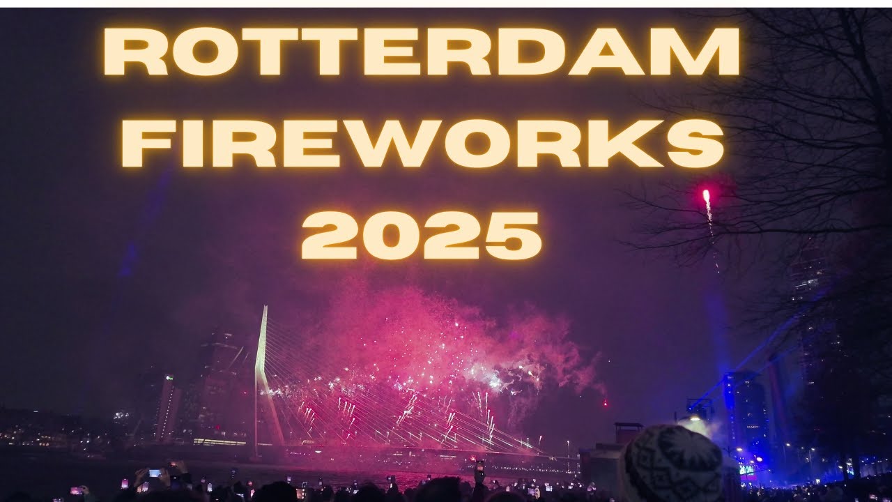 Experience the MOST EPIC New Year 2025 Fireworks in Rotterdam!