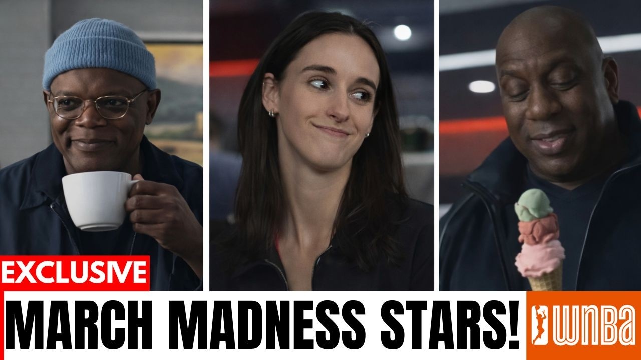 Behind The Scenes of March Madness Commercial | Magic Johnson, Samuel L Jackson & Caitlin Clark