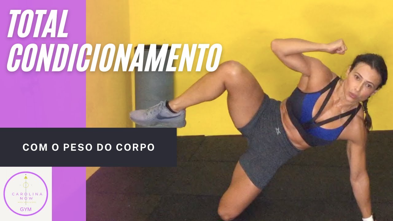 Instagram LIVE 190 (13 Setembro) - TOTAL CONDICIONAMENTO com o PESO DO CORPO 40' - Carolina NOW