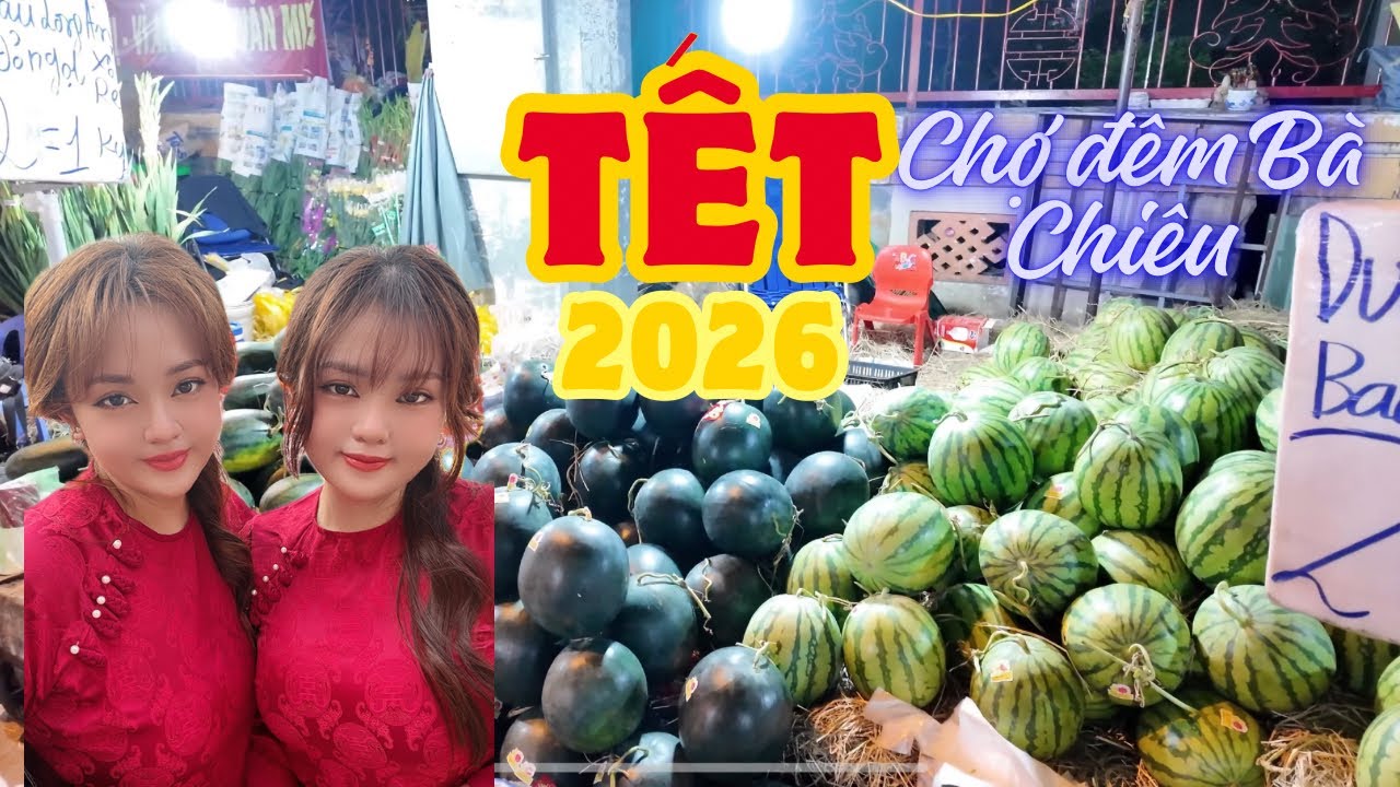 27 Tết Bính Ngọ Nhộn nhịp chợ đêm Bà Chiểu đầy đủ hàng hóa như chợ sáng 
