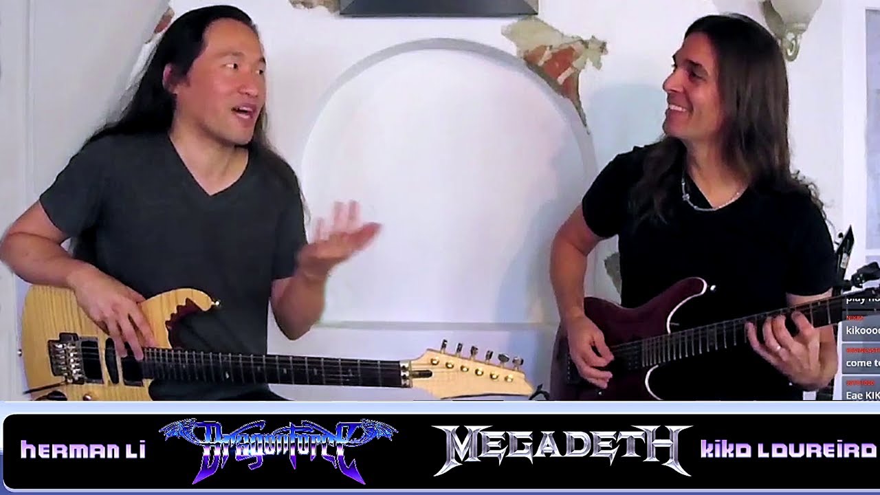 DRAGONFORCE Herman Li x MEGADETH Kiko Loureiro Shred Collab