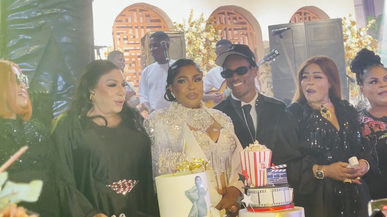 57 & FABULOUS! FATHIA BALOGUN DAZZLES GUESTS WITH HER AGELESS LOOK