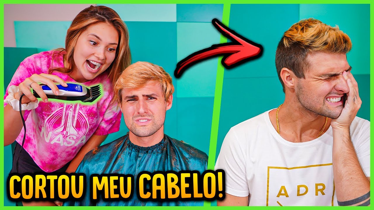 MINHA NAMORADA CORTOU MEU CABELO!! ( ME ARREPENDI ) [ REZENDE EVIL ]