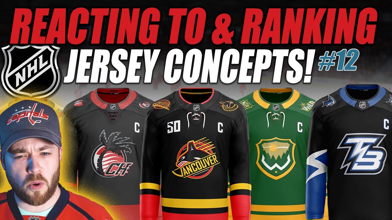 Reacting to & Ranking NHL Jersey Concepts! #12