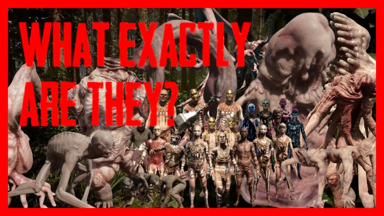 What are the Cannibals and Mutants? (The Forest / Sons Of The Forest) | Character Cross-section