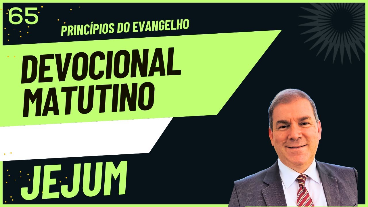 Devocional - O Jejum