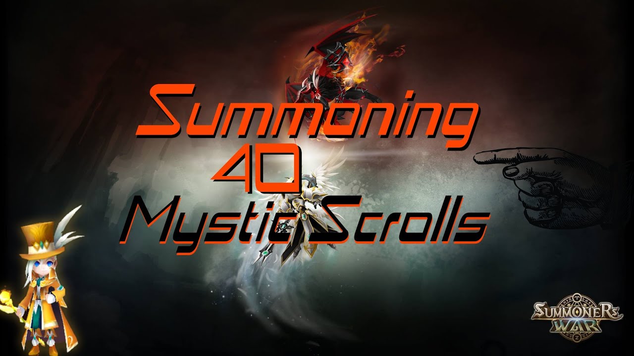 Summoners War - 40 MYSTIC SCROLLS!!!