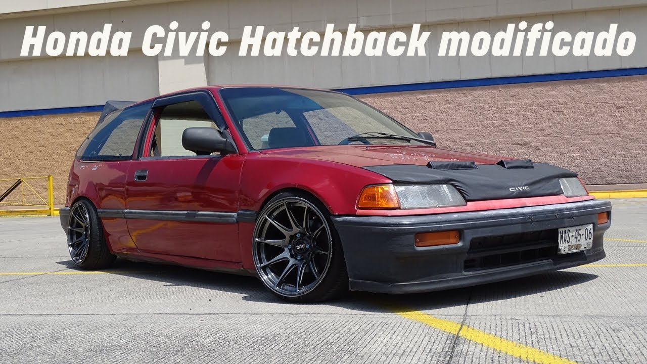 Honda Civic Hatchback modificado con un estilo muy especial