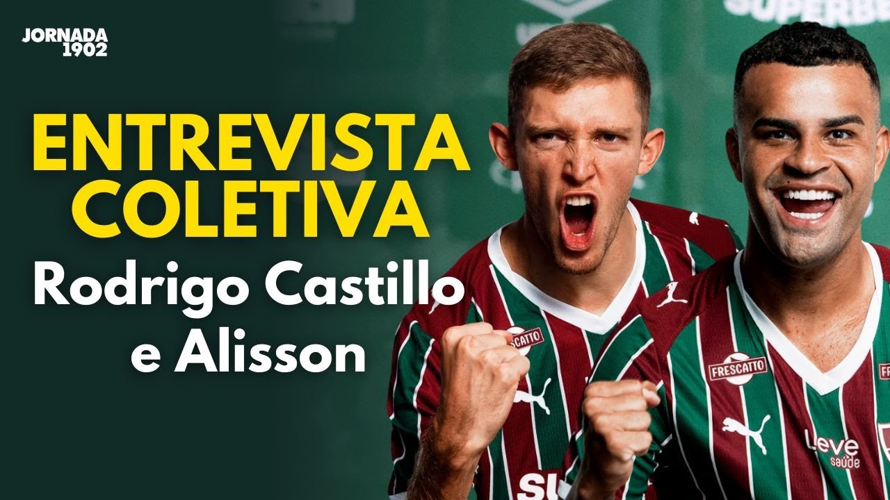 🖥️ RODRIGO CASTILLO E ALISSON | ENTREVISTA COLETIVA | DIRETO DO CT CARLOS CASTILHO