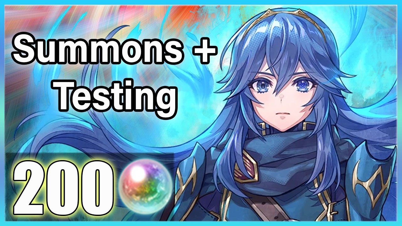 Emblem Lucina Summons + Testing  | Fire Emblem Heroes