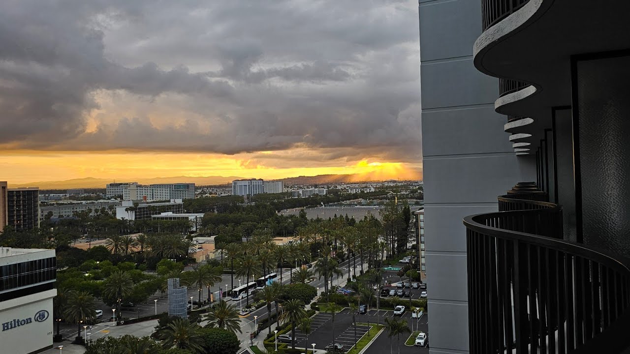 Marriott Anaheim convention center.  Short walk to Disneyland. Marriott lounge and great pool.