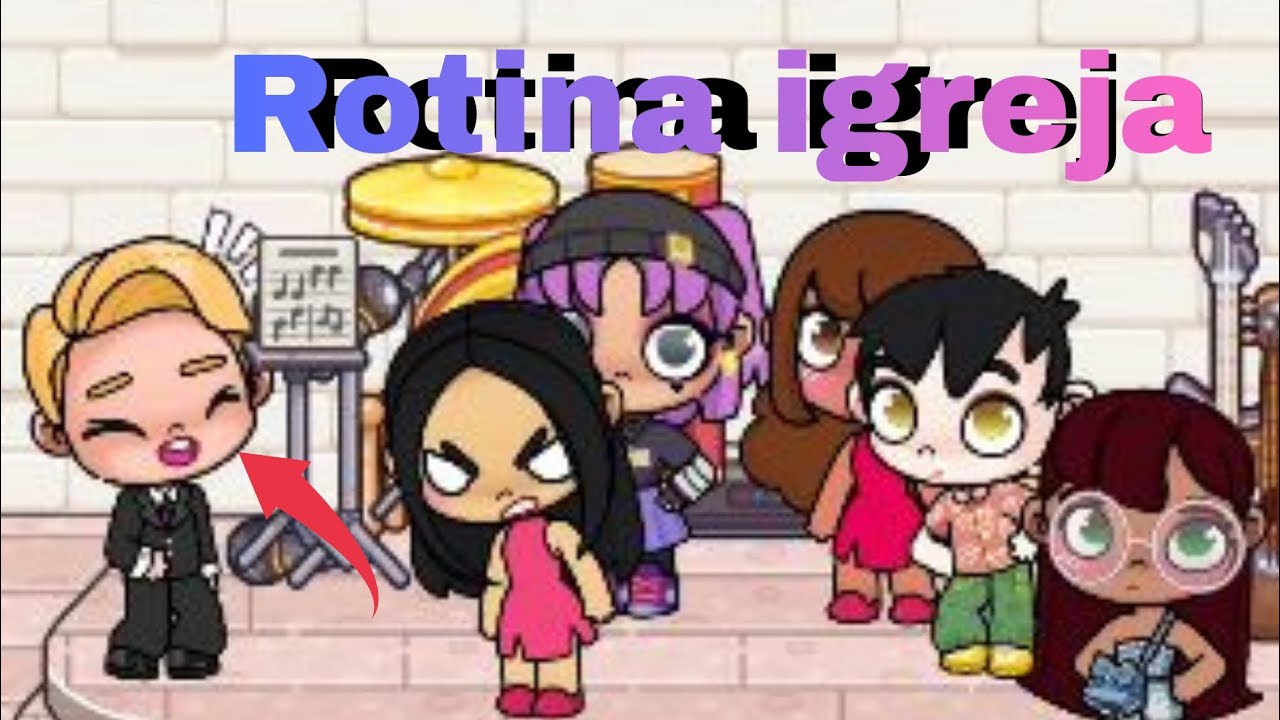 ROTINA FOMOS À IGREJA NO AVATAR WORLD! ⛪✝️