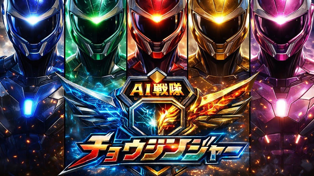 AIが考えたスーパー戦隊！！AI戦隊チョウジンジャー！！