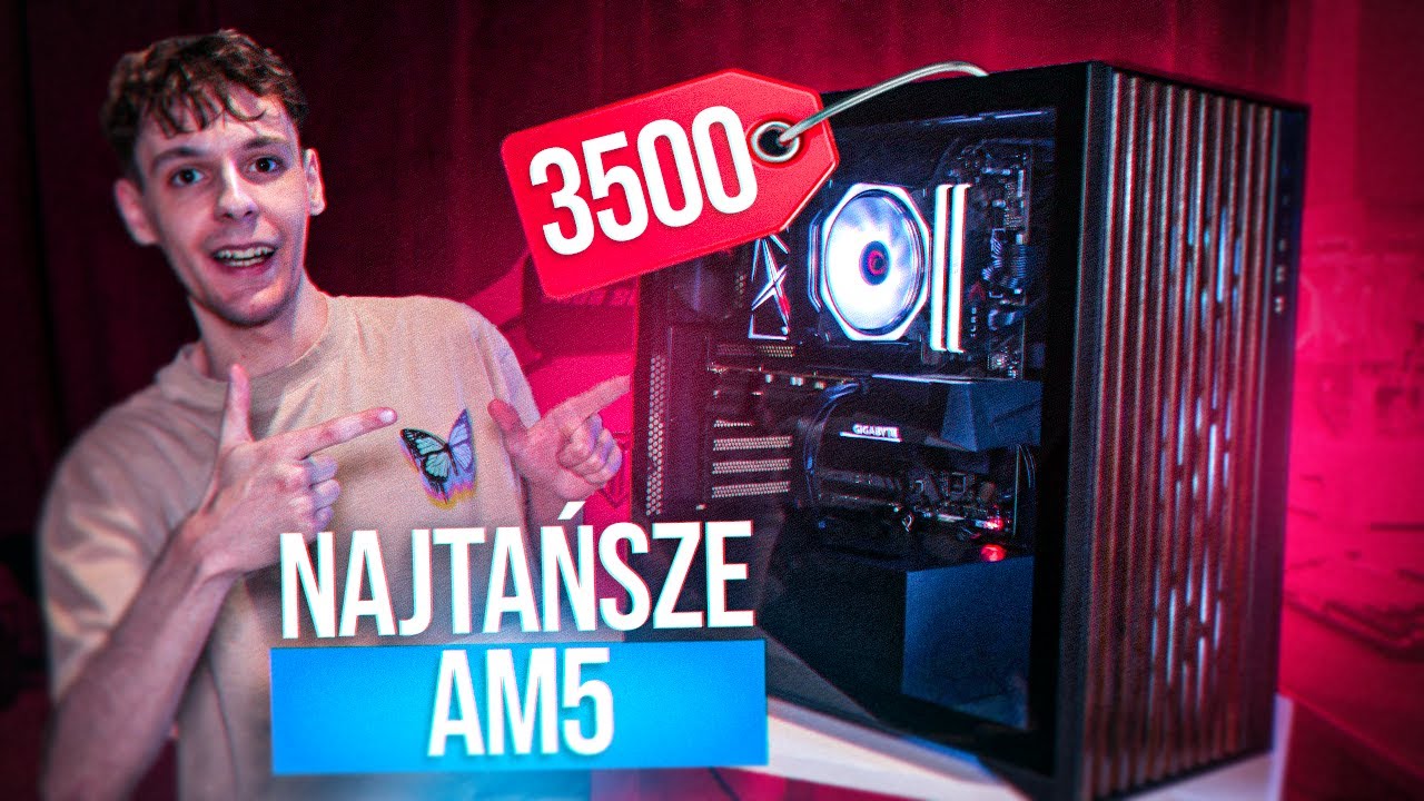 Oto najtańszy SENSOWNY komputer z AM5 😱 Składanie i test PC za 3500 ZŁ !!!