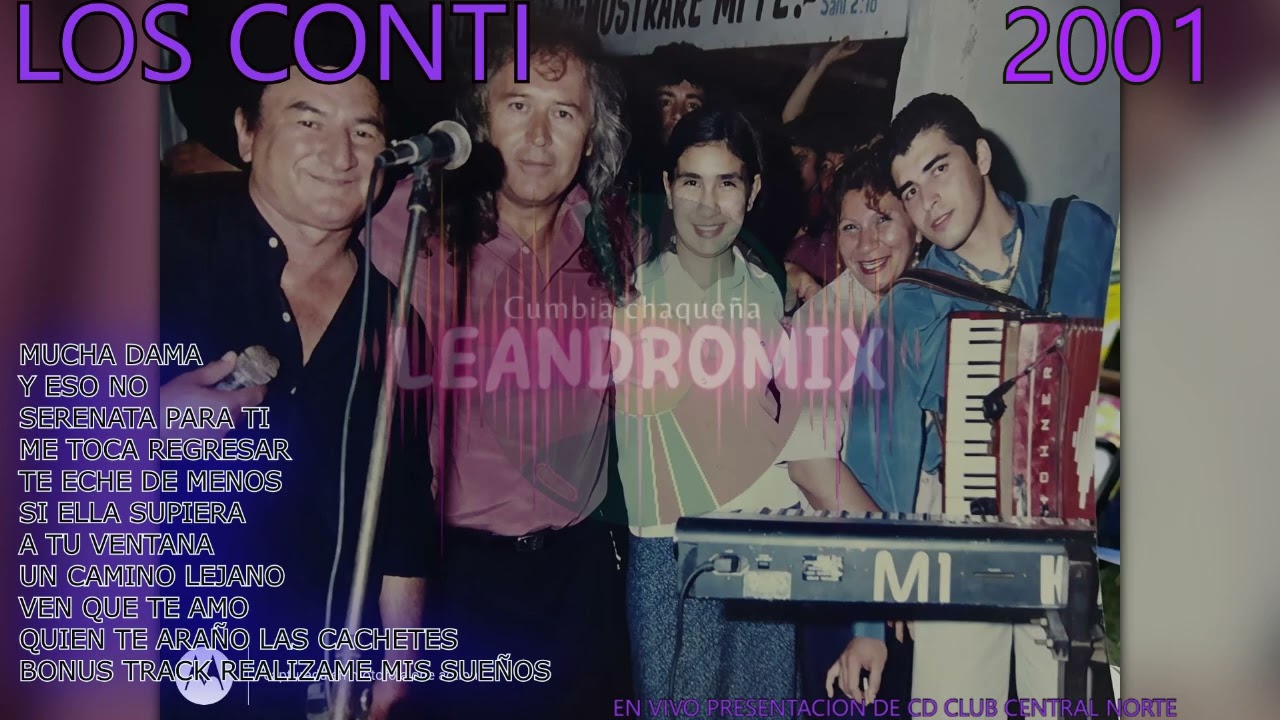 LOS CONTI PRESENTACION CD CENTRAL NORTE 2001