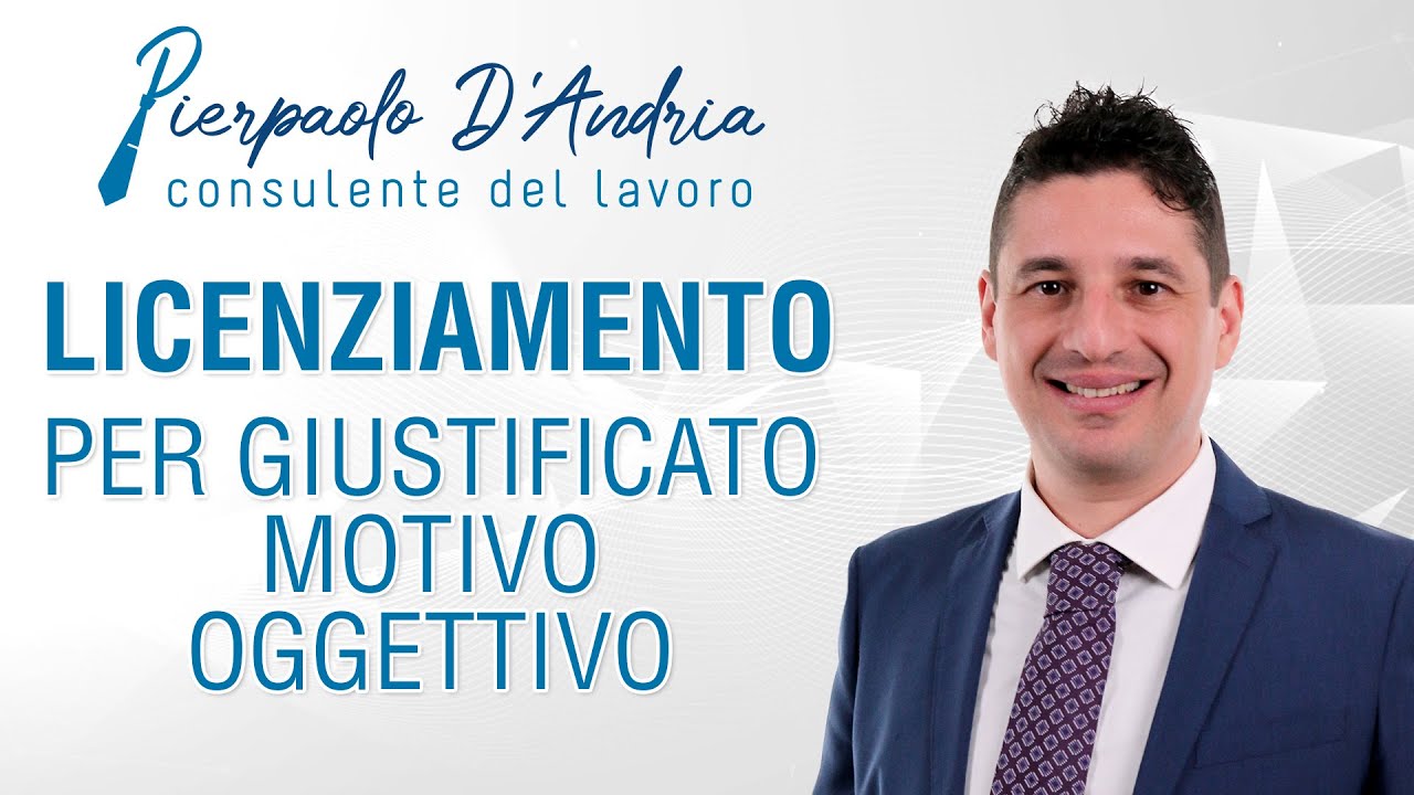 Il licenziamento per giustificato motivo oggettivo