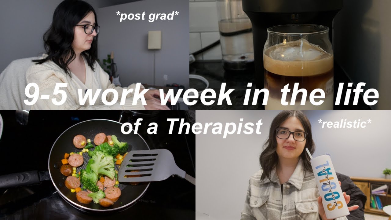 Week in the Life of a Mental Health Therapist | 9-5 Work Week Vlog