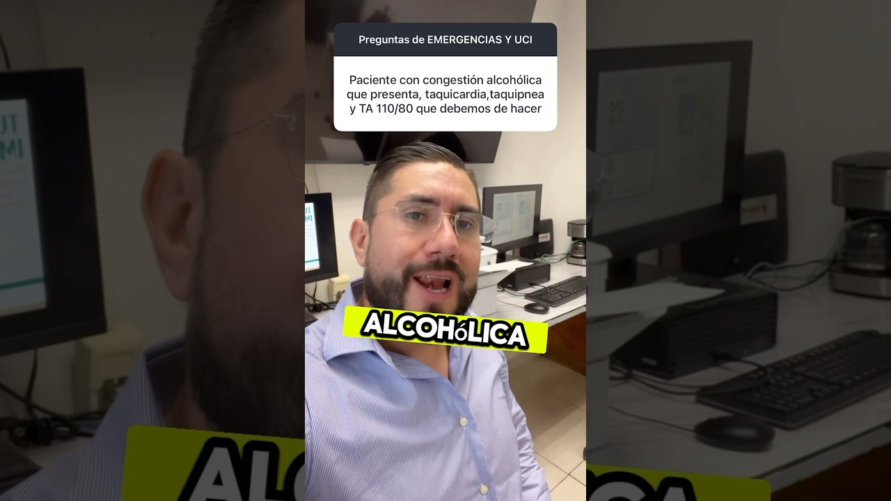 Intoxicaci&oacute;n et&iacute;lica 🍻 #emergency