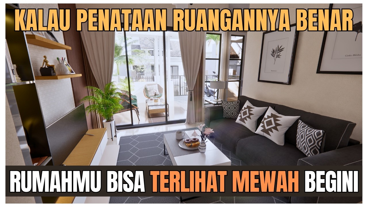 Siapa Sangka Rumah 6x14 Bisa Sekeren Ini? Terasnya Nyaman, Dalamnya Ternyata Luas
